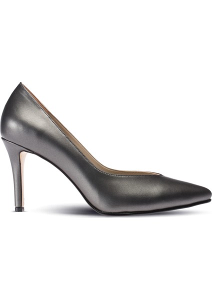 Gri Kadın Stiletto