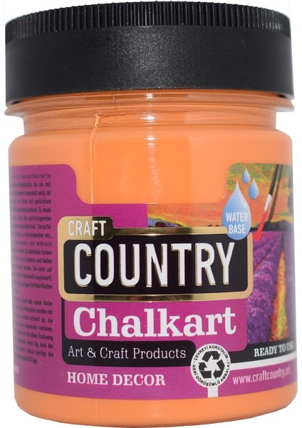 Country Chalkart Hobi Boyası 120 cc 6030 Turuncu