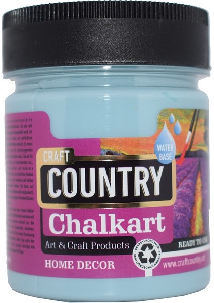 Country Chalkart Hobi Boyası 550 cc 6022 Çelik Mavisi