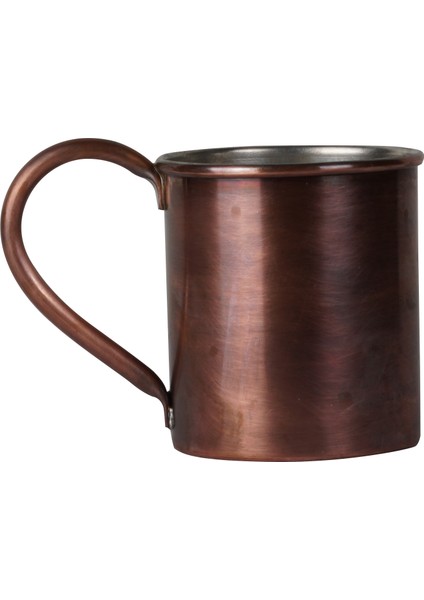 Bakır Düz Kupa (Oksit Renk 500 ML)