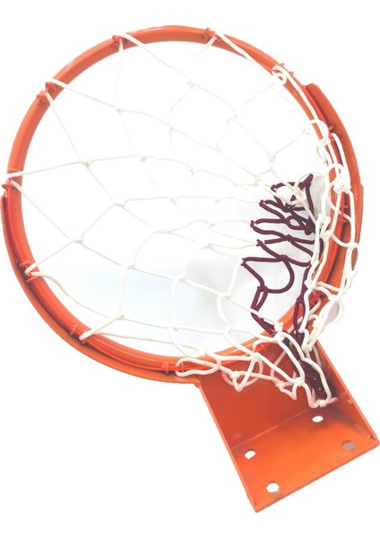 Standart Basketbol Çemberi 45 cm Sabit , Halkalı Ağ Bağlantısı