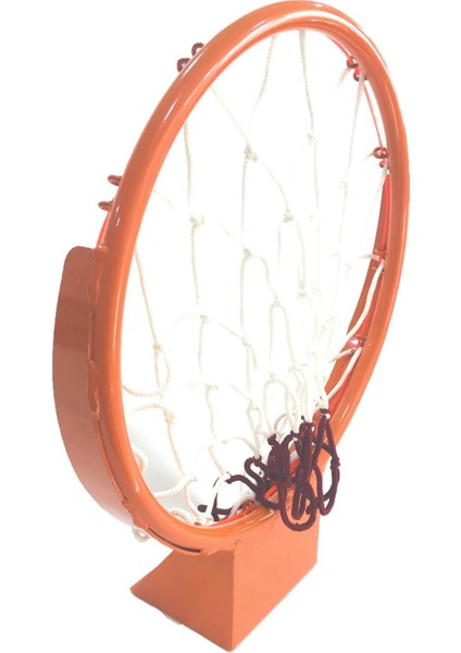 Standart Basketbol Çemberi 45 cm Sabit , Halkalı Ağ Bağlantısı