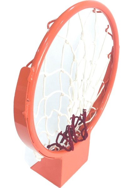 Standart Basketbol Çemberi 45 cm Sabit , Kancalı Ağ Bağlantısı