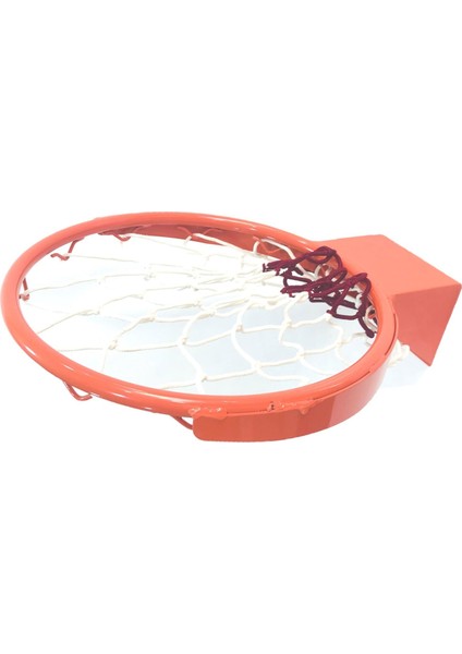 Standart Basketbol Çemberi 45 cm Sabit , Kancalı Ağ Bağlantısı