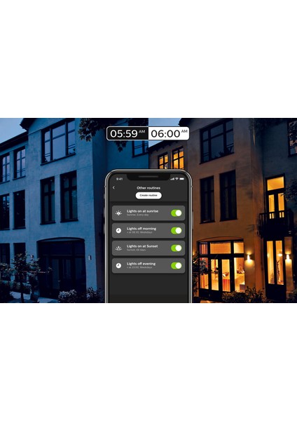 Hue Renkli Akıllı Başlangıç Seti 3'lü Kumandalı E27 Bluetooth