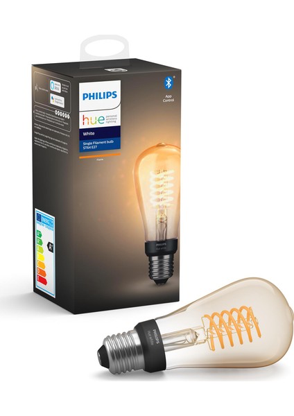 Hue W Filament Ampul ST64 E27 Sarı Işık Bluetooth