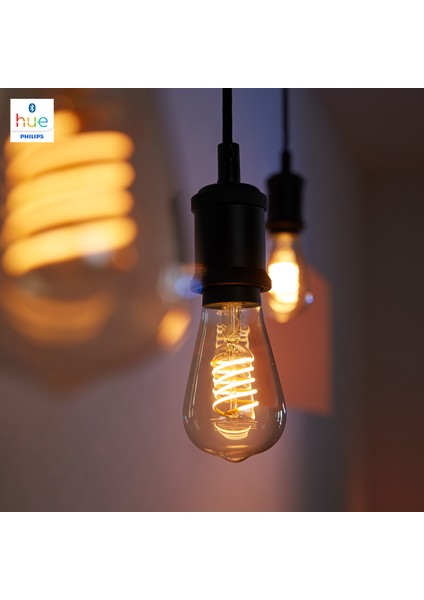 Hue W Filament Ampul ST64 E27 Sarı Işık Bluetooth