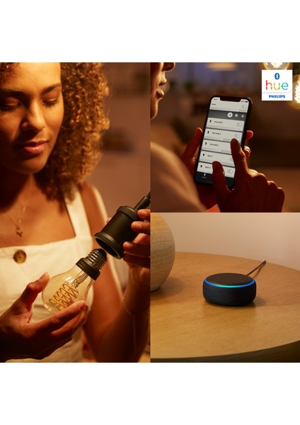 Hue W Filament Ampul ST64 E27 Sarı Işık Bluetooth