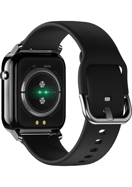 C4U F3 Akıllı Saat - IP68 - Siyah - (Android ve iPhone Uyumlu)