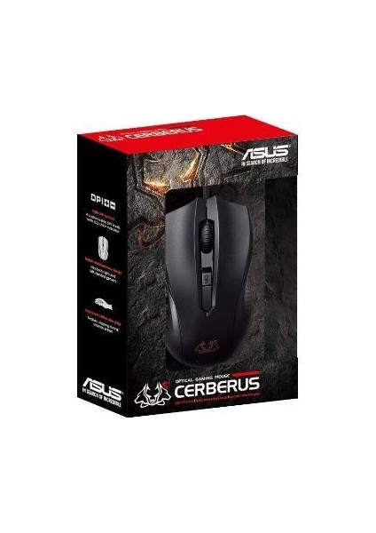 Cerberus Çift El Kullanımlı Optik Oyuncu Mouse