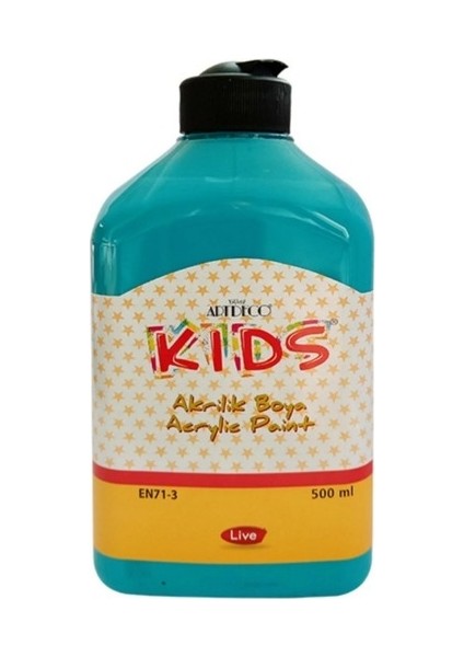 Kids Akrilik Boya 500 ml Turkuaz