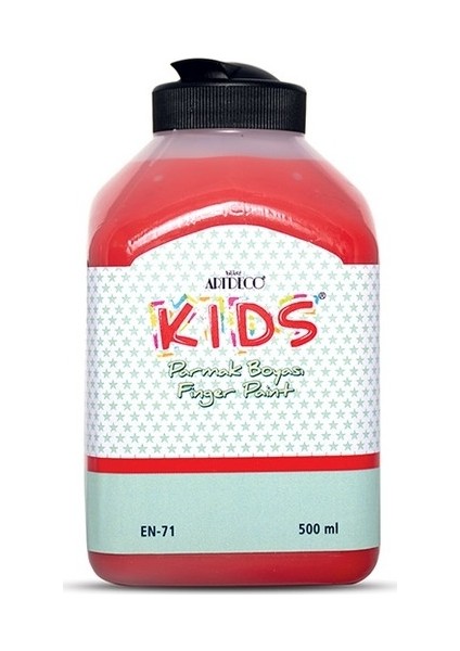 Kids Parmak Boya 500 ml Kırmızı