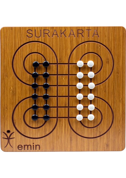 Surakarta Ahşap Zeka ve Strateji Kutu Oyunu modelleri