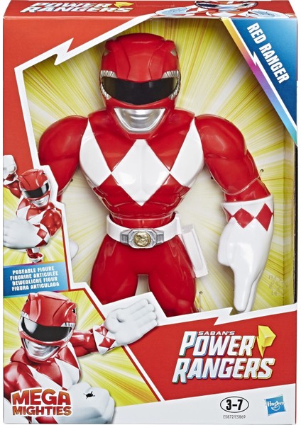 Hasbro Power Rangers Mega Mighties Red Ranger E5869-E5872 fiyatları