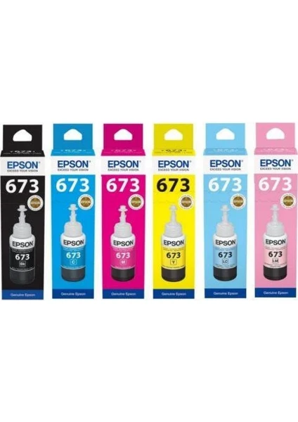 Epson 673 Mürekkep Seti ( L800,L805,L850,L1800)