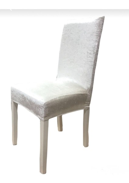 Ipek Kadife Likralı Sandalye Kılıfı 6'lı Set