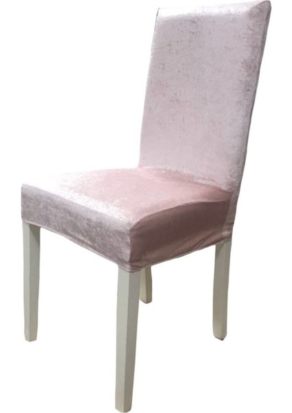 Ipek Kadife Likralı Sandalye Kılıfı 6'lı Set
