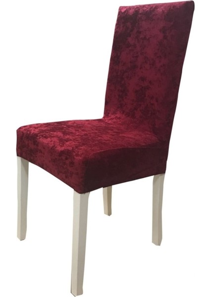 Ipek Kadife Likralı Sandalye Kılıfı 6'lı Set