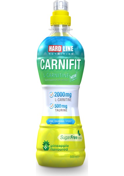 Hardline Nutrition Hardline Carnifit Ananas 500 ml 24 Adet