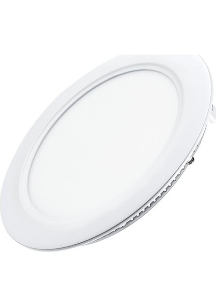 12W Led Panel Eko Yuvarlak Beyaz 6500K