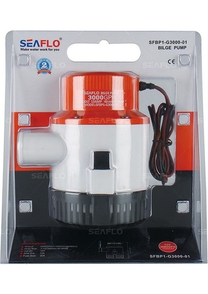 Seaflo Sr12214 Otomatik Sintine Pompası 12V 2000 Gph fırsatları