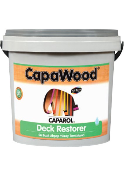 Filli Boya Capawood Deck Restorer Su Bazlı Ahşap Yüzey Temizleyici 0,75Lt