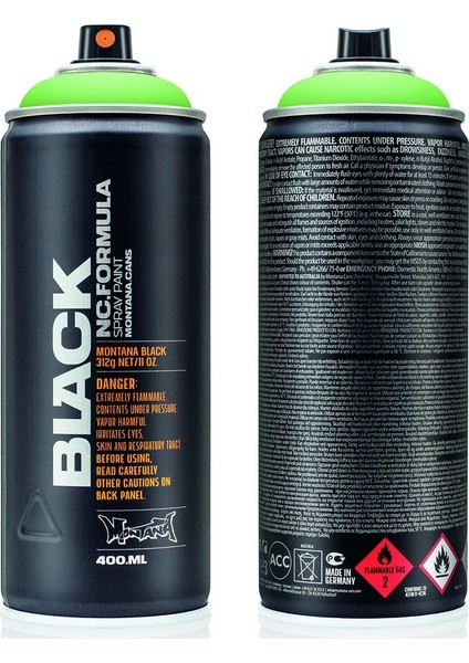 Black 400Ml Infra Green