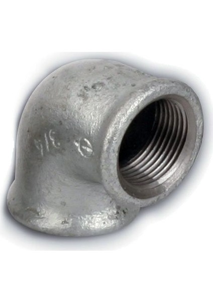1.1/4'' Galvaniz Dirsek