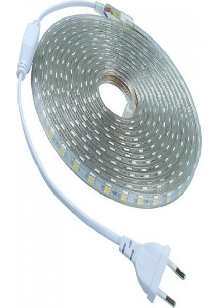 N&D Lighting Flexible Strip Hortum Şerit Led Işık 220 Volt Enerji Fişli 7 m