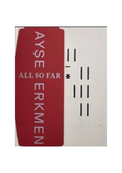 Ayşe Erkmen - All So Far - Ayşe Orhun