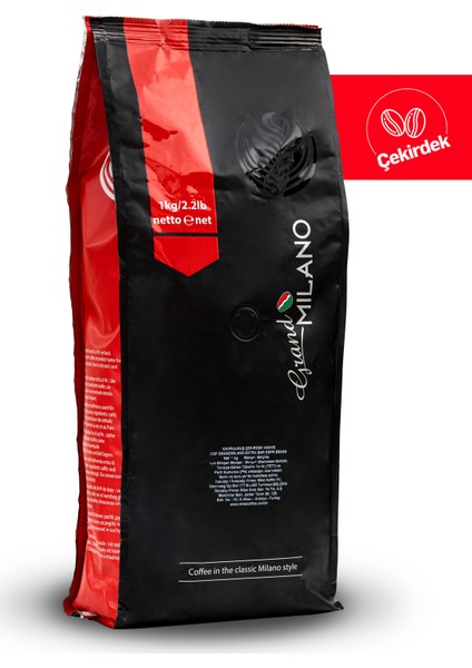 Miko Grand Milano Extrabar Çekirdek Kahve 1 kg