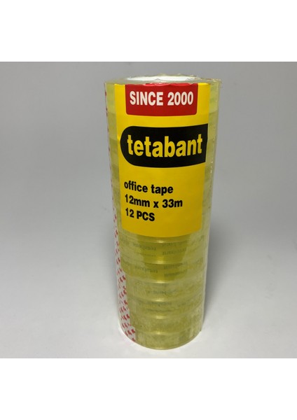 12 mm x 33 m Kırtasiye Bantı fiyatları