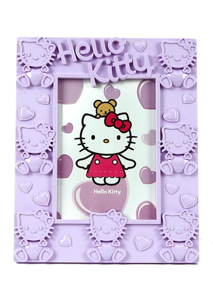 Mor Hello Kity Çerçeve 5x7 (13X18) YJL7730