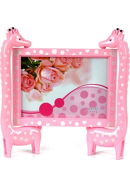 Pembe Zürafa Çerçeve 5x7 (13X18) LM7487