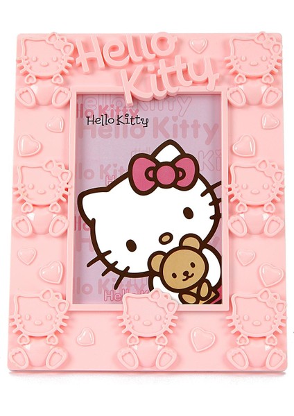 Pembe Hello Kity Çerçeve 5x7 (13X18) YJL7730