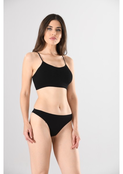 Ince Askılı 11266 Büstiyer Beyaz Sıfır Kol Modal Örme Seamless Dikişsiz Basic Kadın Büstiyer fırsatları