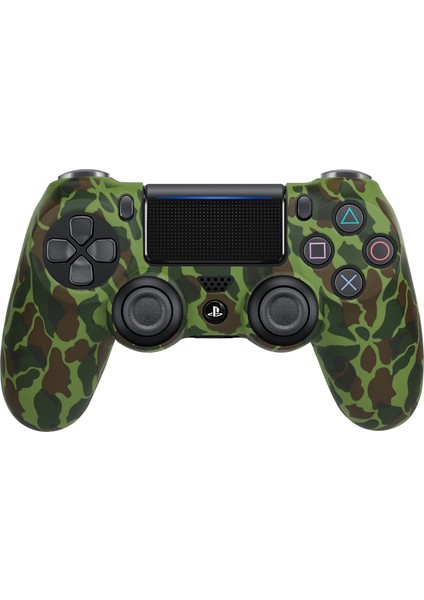 PS4 Dualshock 4 Kol Silikon Kılıfı Kamuflaj