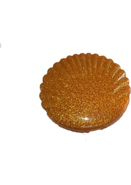 Makyaj Aynası Simli Altın Sarısı No:3