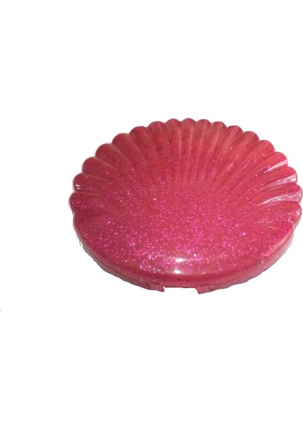 Makyaj Aynası Simli Pembe No:3