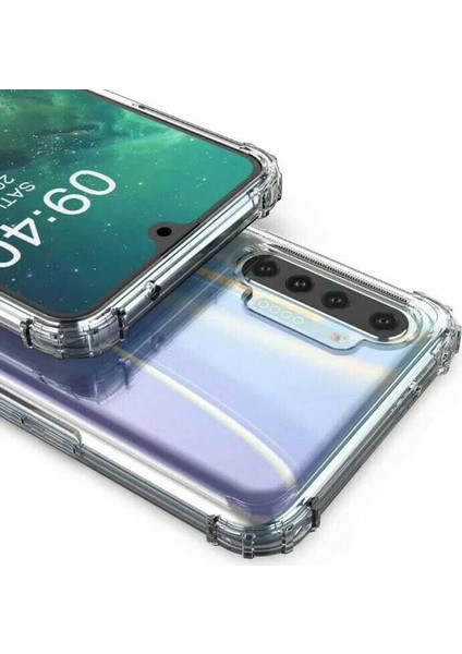 Oppo Reno 3 Kılıf Antishock Ultra Koruma Sert Kapak+Nano Glass Şeffaf modelleri