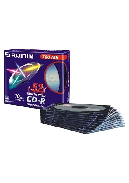 Cd-R 700MB - 52X Ince Kutu - 10 Adet