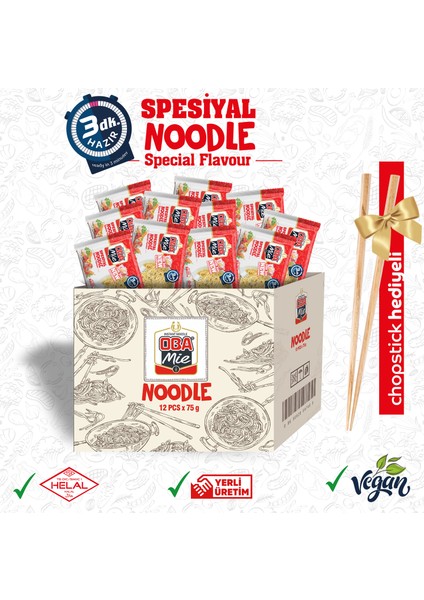 Mie Noodle Spesiyal 12 adet 75 Gram