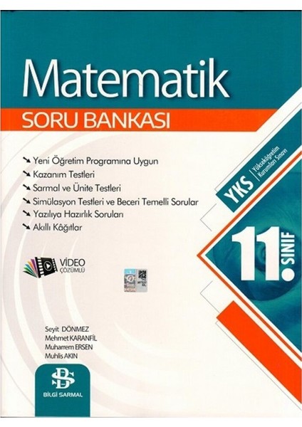 Bilgi Sarmal Yayınları 11. Sınıf Matematik Soru Bankası