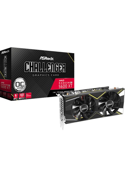 AMD Radeon RX5600 XT Challenger D OC 6GB 192Bit GDDR6 Ekran Kartı (RX5600XT-CLD-6GO)