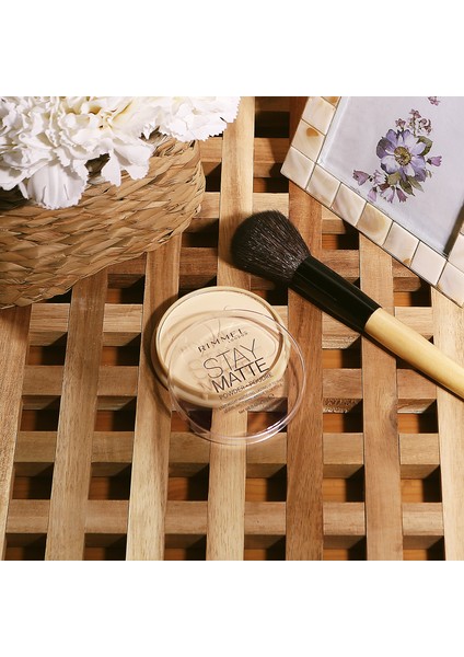 Stay Matte Pressed Powder Pudra 001-TRANSPARENT