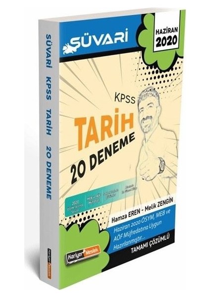 Meslek 2020 Kpss Süvari Tarih Tamamı Çözümlü 20 Deneme - Hamza Eren