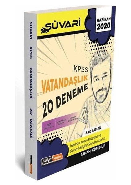 Meslek 2020 Kpss Süvari Vatandaşlık Tamamı Çözümlü 20 Deneme - Sait Zaman