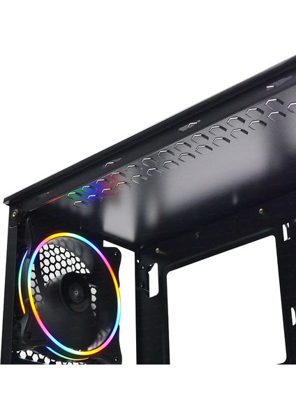 Raider 3x12cm RGB Fanlı, Tempered Glass Cam Panel, USB 3.0 Bilgisayar Kasası (DKCHRAIDER)