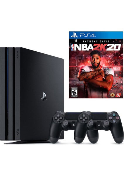 PS4 Pro 1TB Oyun Konsolu + PS4 NBA 2K20 + 2. PS4 Kol