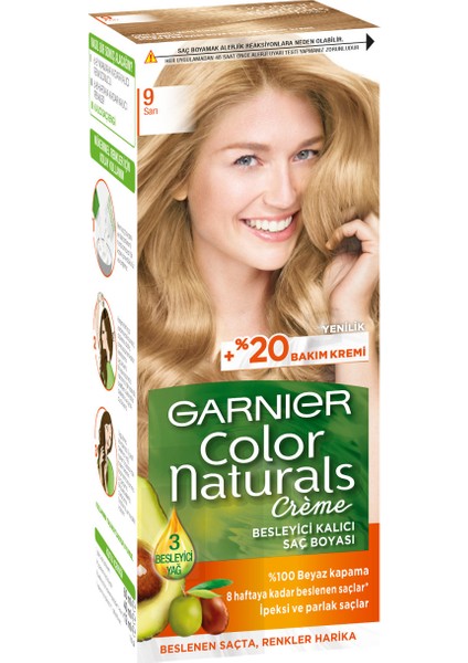 Color Naturals 9/0 - Sarı Saç Boyası